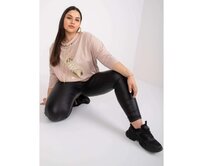 Dámská halenka volná plus size MANON světle béžová Béžová, Univerzální