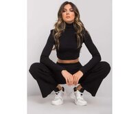 Dámský komplet s kalhotami Juberri RUE PARIS černý Černá, L/XL