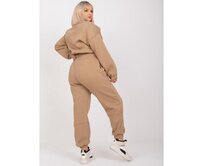 Dámská souprava plus size MALEAH béžová Vícebarevný, L