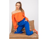 Dámské kalhoty SAMANTA tmavě modré Námořnická modrá, S