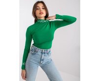 Dámská halenka s nápisem YARINA zelená Zelená, Univerzální