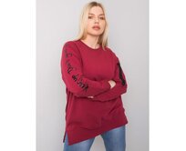 Dámská tunika plus size PARMA bordó Kaštanová, Univerzální