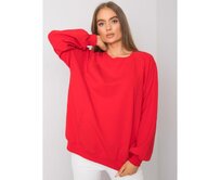 Dámská mikina s kapucí Gaelle RUE PARIS červená Červená, L/XL