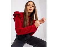 Dámská halenka s volánky EUGENIE vínová Kaštanová, Univerzální