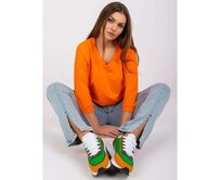 Dámská halenka OLIVE oranžová Oranžová, S/M