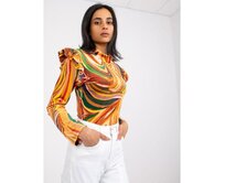 Dámská halenka s volánky LINA žlutá Žlutá, Univerzální