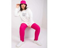 Dámská mikina plus size DESIREE ecru Ecru, Univerzální