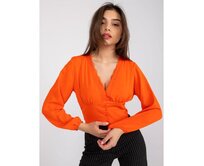 Dámská halenka s volnými rukávy AGATHE oranžová Oranžová, Univerzální