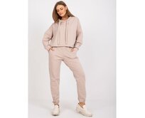 Dámská souprava s kapucí HOIA béžová Béžová, L/XL