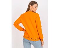 Dámská mikina na zip s kapucí PIA oranžová Oranžová, S/M
