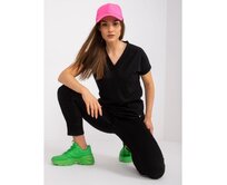 Dámské tričko s kulatým výstřihem SEVERINE černé Černá, S/M