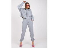 Dámská souprava s šortkami MELA šedá Šedá, L/XL