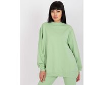 Dámská mikina s kapucí oversize VINAS zelená Zelená, S/M