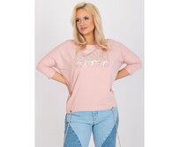 Dámská halenka plus size bavlněná WORKY růžová Růžová, Univerzální