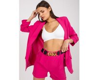 Dámská souprava se sakem elegantní MELVINA růžová Růžová, XL