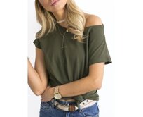 Dámské tričko CIRCLE khaki Khaki, S