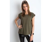 Dámské tričko REVOLUTION khaki Khaki, XS