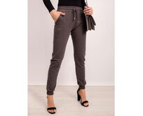 Dámské tepláky FASTER tmavé khaki Khaki, XS