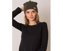 Dámská čepice basic RUE PARIS khaki Khaki, Univerzální