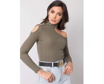 Dámská halenka Aubrey OCH BELLA khaki Khaki, L