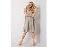 Dámské šaty Kaia RUE PARIS khaki Khaki, S