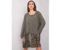 Dámské šaty GRACILYN khaki Khaki, Univerzální