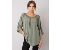 Dámská halenka viskózová Kearney OCH BELLA khaki Khaki, S