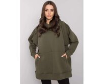 Dámská mikina s kapucí SELITA khaki Khaki, S/M
