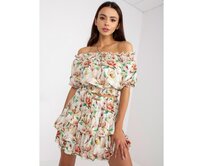 Dámská souprava květinová SUMMER bílo-vínová Bílá, S/M
