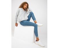 Dámská mikina s kapucí RIA šedá Šedá, S