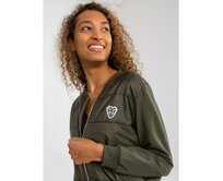 Dámská bunda prošívaná RUE PARIS khaki Khaki, S/M