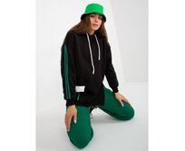 Dámská mikina oversize s kapucí SKYE černá Černá, Univerzální
