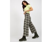 Dámské kalhoty s kapsami CULOTTE khaki Khaki, 40