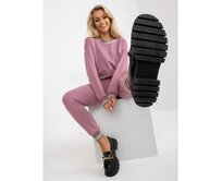 Dámská souprava s mikinou bez kapuce BASA růžová Růžová, S/M