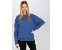 Dámská mikina oversize JENNI tmavě modrá Námořnická modrá, Univerzální