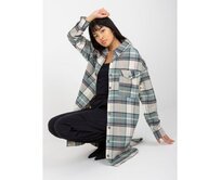 Dámská košile kostkovaná dlouhá STITCH & SOUL khaki Khaki, S