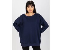 Dámská mikina s kapucí oversize AUDE námořnicky modrá Námořnická modrá, Univerzální