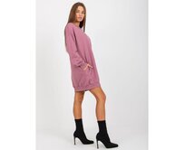 Bluza damska z okrągłym dekoltem AUDE różowa Růžová, Univerzální