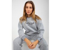 Dámská souprava s oversize mikinou PASCIA šedá Šedá, Univerzální