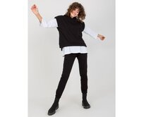 Dámský set s oversize halenkou JOELLEN černý Černá, Univerzální
