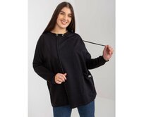 Dámská halenka plus size DEVONDRA černá Černá, Univerzální