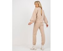 Dámský set s halenkou se širokými rukávy VERA béžový Béžová, S/M
