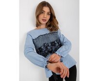 Dámská halenka VALENTINA světle modrá Světle modrá, 40
