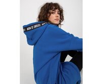 Dámská mikina s oversize kapucí RAINA tmavě modrá Námořnická modrá, S/M