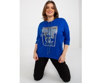 Dámská halenka plus size ONDA tmavě modrá Námořnická modrá, Univerzální