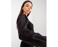 Dámská halenka s projmutými rukávy OCH BELLA černá Černá, S