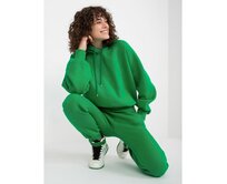 Dámský set basic s mikinou s kapucí RYLEE zelené Zelená, Univerzální