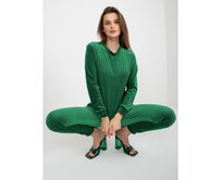 Dámský komplet s kalhotami Brenda RUE PARIS zelený Zelená, XL