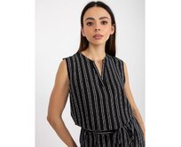 Dámská halenka bez rukávů FRESH MADE černá Černá, S