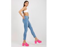 Dámské džíny SKINNY modré Modrá, XS
